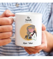Kişiye Özel Başak Burcu Erkeğe Hediye Kupa Bardak