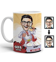 Kişiye Özel Süper Star Karikatür Kupa Bardak