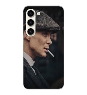 Samsung Galaxy S23 Uyumlu Thomas Shelby Tasarımlı Şeffaf Telefon Kılıfı