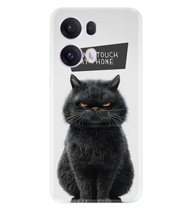 Oppo Reno 13 Pro Kılıf Boutique Baskılı Resimli Don't Touch Cat Pcode -011