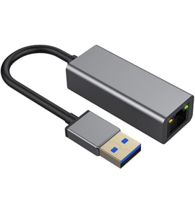 Plentiful USB 3.0 to Gigabit Ethernet 10/100/1000 Gigabit Ethernet Internet Adaptör Çevirici (Gümüş Gri)