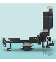 Apple İphone 14 Full Şarj Soketi Filmi FLEX (SİYAH)