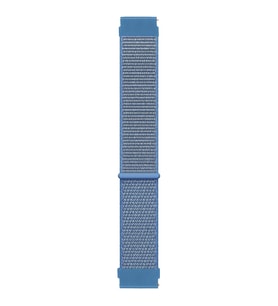Microsonic Amazfit GTS 2 Mini 40mm Hasırlı Kordon Woven Sport Loop Mavi