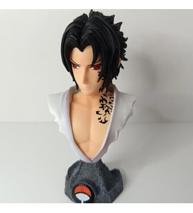Anime Naruto Sasuke Uchiha Büst Eylem Karakter Figür Oyuncak Biblo 14 cm