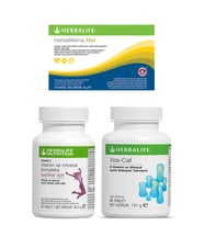 Kadınlar için Vitamin-Xtra-Cal Kalsiyum-Herbalifeline Max Omega 3'lü Set