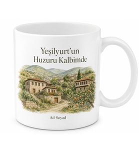 Yeşilyurt Doğası ve Kültürü Malatya Hatırası Kupa Bardak Hediye