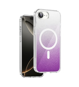 Onegif Apple iPhone 17E Sora Simli Magsafe Kapak - Mor