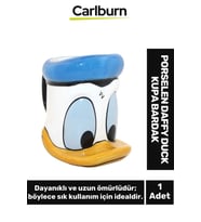 Özel Tasarım Dekoratif Şık Hediyelik Porselen Daffy Duck Kupa Bardak 13*13 Cm
