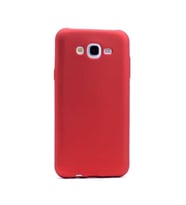 Samsung Galaxy J7 Pro Uyumlu Kılıf Zore Premier Silikon Kapak (Kırmızı)