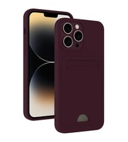 İphone 13 Pro Max Kılıf Kelvin Kartvizitli - Derin Mor