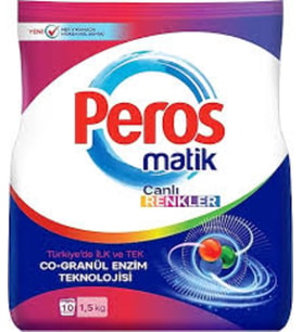 Peros Matik Toz Deterjan Canlı Renkler 1,5 Kg - 10 Yıkama
