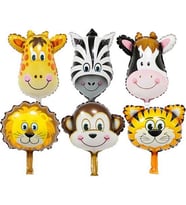 Sevimli Hayvanlar 5 Lı Folyo Balon Set-