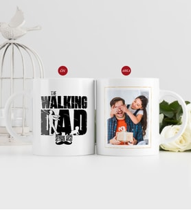 BK Gift Kişiye Özel Babalar Günü Hediyesi Fotoğraflı Kupa Bardak-81 (Beyaz)