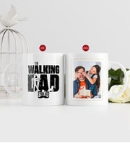 BK Gift Kişiye Özel Babalar Günü Hediyesi Fotoğraflı Kupa Bardak-81 (Beyaz)