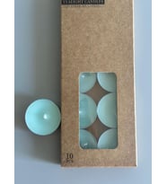 10 Adet lik  Tealight Mum Paketi