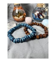 Unisex - Çok Şık 2 Adet Ahşap Bileklik  Handmade