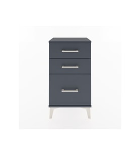 Arges Komodin 3 Çekmeceli 44x30x80 Antrasit-Antrasit