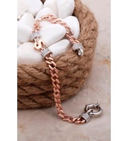 Ş Harfli Gurmet Rose Gümüş Bileklik 4089