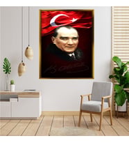 ÇERÇEVELİ ATATÜRK TABLO S654