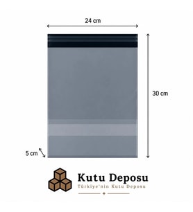 24x30x5 cm Cepli Kargo Poşeti (100 ADET)