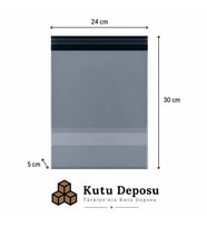 24x30x5 cm Cepli Kargo Poşeti (100 ADET)