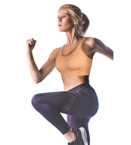 MioFit Fashion Çift Askı Detaylı Destekli Seamless Spor Sütyeni (Nude)