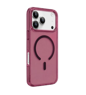 Northcity Apple iPhone 18 Pro Uyumlu/17 Pro Pc Real Magsafe Kapak - Bordo