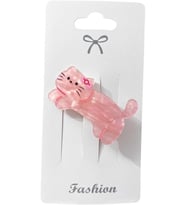 Sevimli Kedi Saç Tokası, Pembe