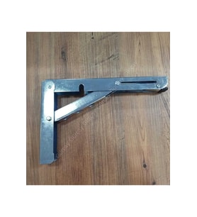 Mandallı Katlanabilir Masa Konsolu Çinko 1 Çift 30cm (Gri)