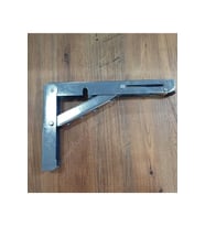 Mandallı Katlanabilir Masa Konsolu Çinko 1 Çift 30cm (Gri)