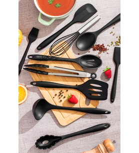 Dayanıklı 10'lu Silikon Spatula Seti, Mutfakta Pratik Kullanım