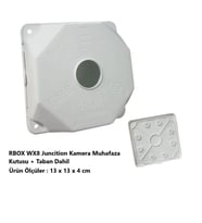 RBOX WX8 Juncition Duvar Buatı Montaj Buatı Kamera Muhafaza Kutusu Taban Dahil Büyük Boy 100 Adet