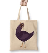 Trash Dove Purple Smiley Syd Weiler Bez Çanta Uzun Saplı