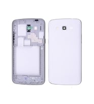Samsung Uyumlu Galaxy Grand 2 Kasa Çift Hat Beyaz