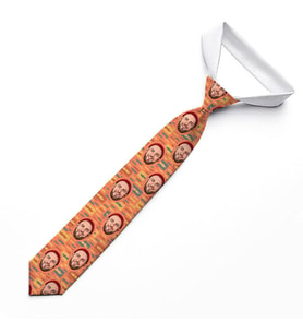 Marjinal Erkek Karikatürlü Kravat