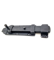 Antika Tarz Dekoratif Pirinç Yassı Kapı Sürgüsü - 55X215 Mm, Oksit
