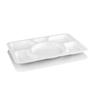 Plastport Kırılmaz Tabldot Tepsi - Hint Modeli