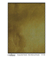 Cadence Altın Varak Kumaş Transfer 30x42 cm. KV-006 