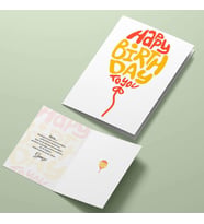 Birthday Yaş Günü Temalı Tebrik Kartı