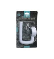 QLUX L-00107 AVANTAGE TUVALET KAĞITLIK BEYAZ PLASTİK YAPIŞKANLI - VİDALI MONTAJ (5343)