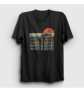 Presmono Unisex Siyah What A Save Oyun Rocket League T-Shirt 494108tt