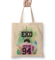 Exo Sehun 94 Bez Çanta Uzun Saplı