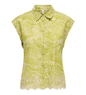 ONLLOU LIFE EMB S/S SHIRT PTM (Açık Yeşil)