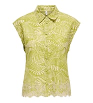 ONLLOU LIFE EMB S/S SHIRT PTM (Açık Yeşil)