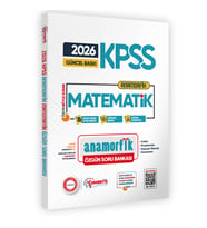 2026 KPSS Yeni Sistem Anamorfik Matematik Özgün Soru Bankası Konu Konu Dijital Çözümlü