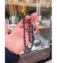 Galaxy Renk Toz Kehribar Tesbih (Karışık)