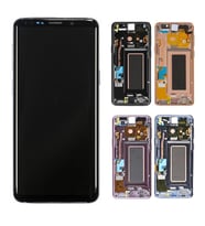 Samsung Galaxy S9 G960F ile Uyumlu Oled Ekran Dokunmatik (Siyah)