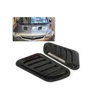 Kaput Üstü Havalandırma Izgarası Piano Black Abs Plastik Vent Ultra Parlak Siyah