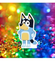 Ayaklı pano Bluey Ayaklı Pano 35 cm Mavi Doğum Günü Masa Dekoru