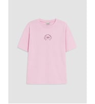 LC WAIKIKI Pembe Baskılı Kız Çocuk Tişört